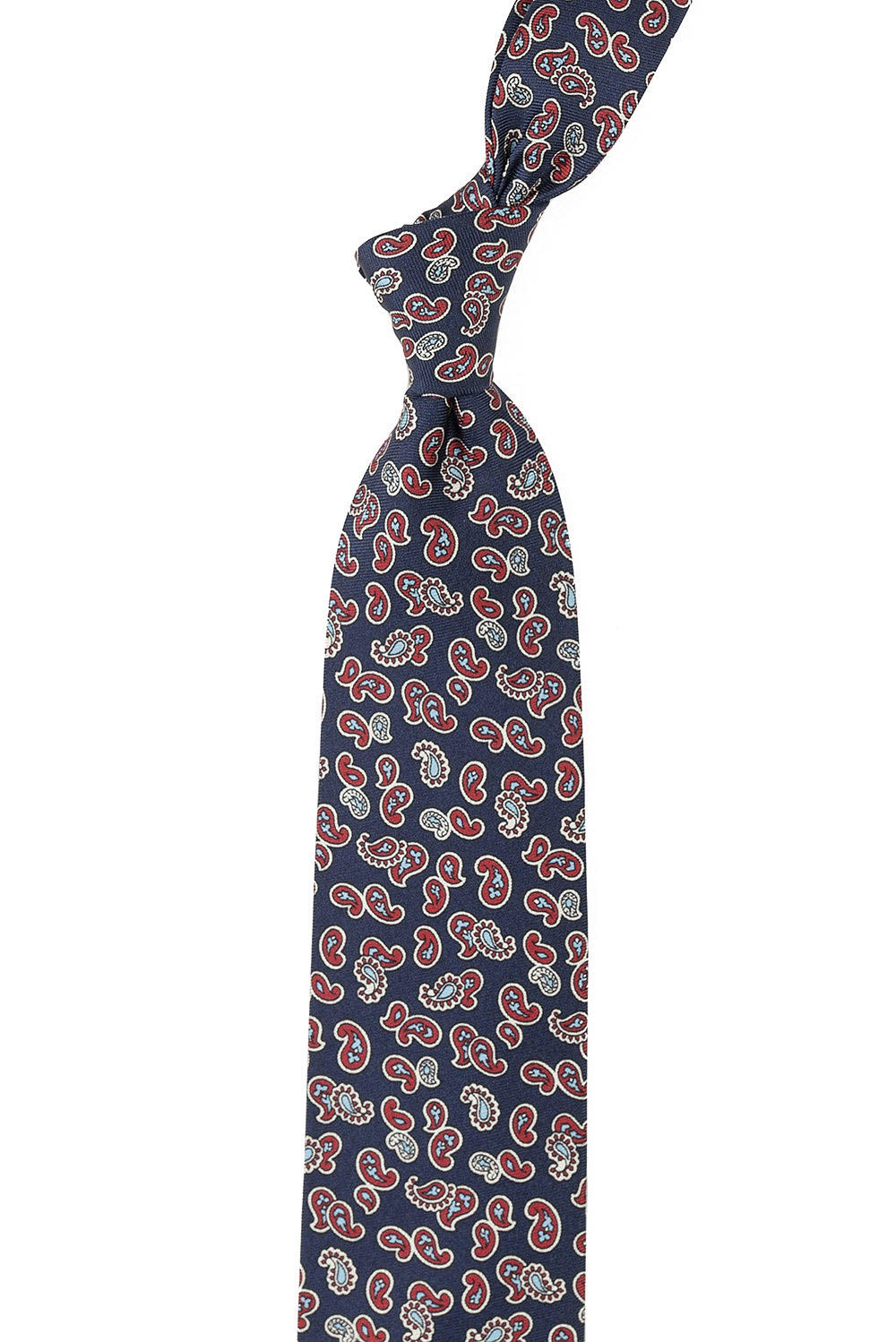 Cravata bleumarin print lira 1