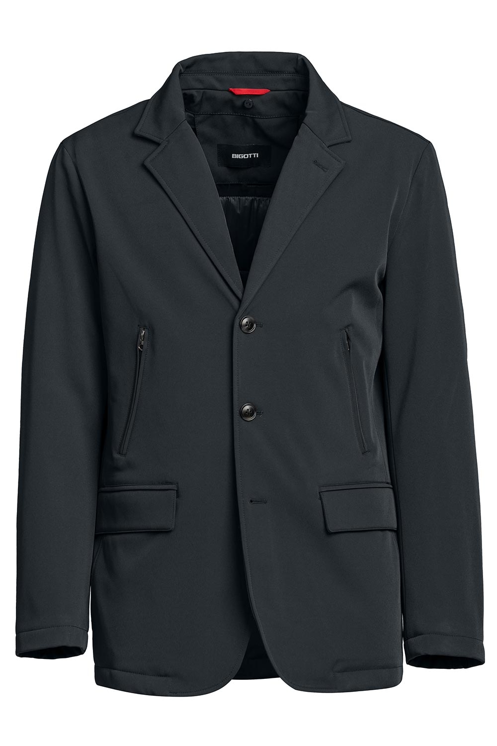 Geaca slim bleumarin uni 0