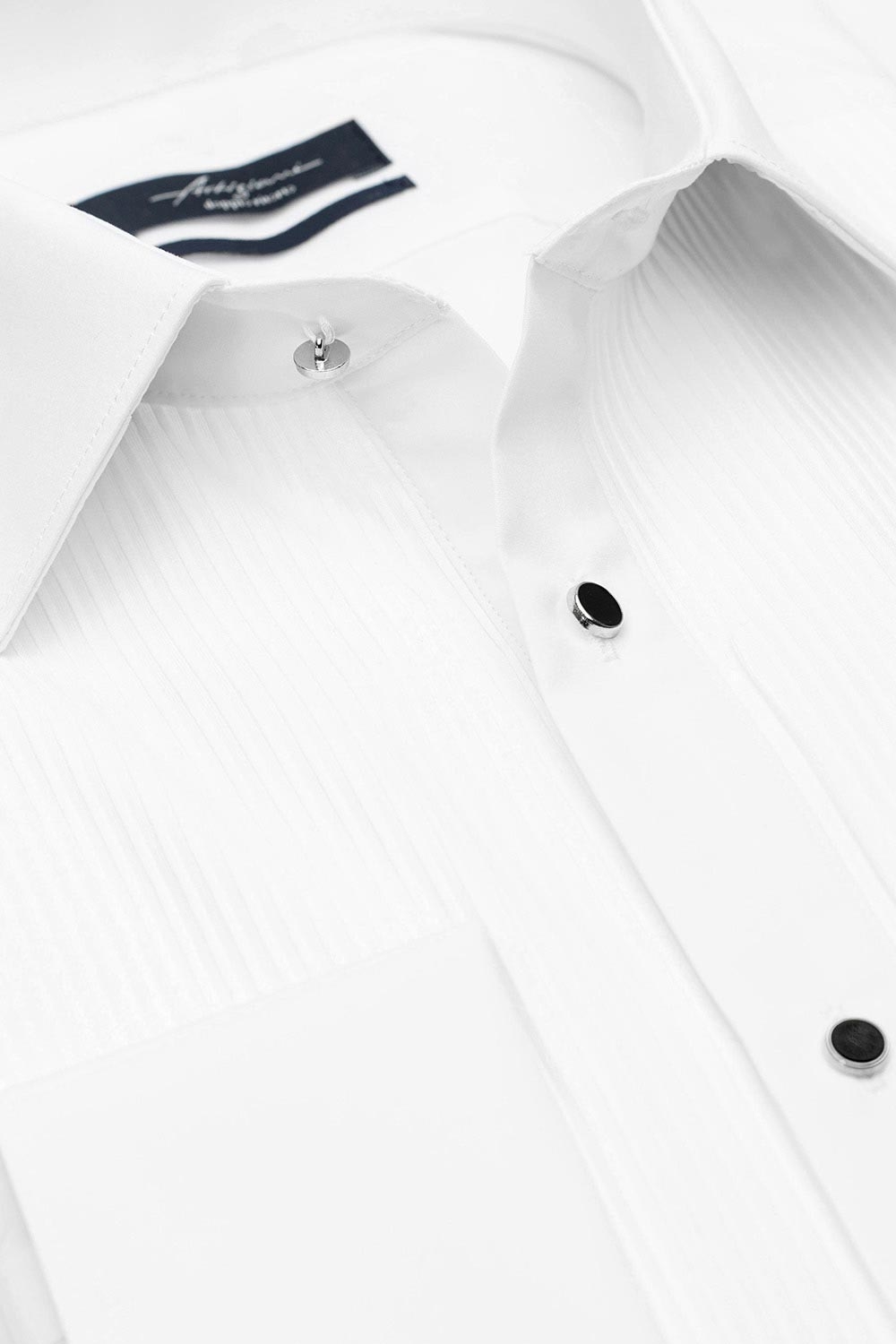 Camasa shaped alba uni 1