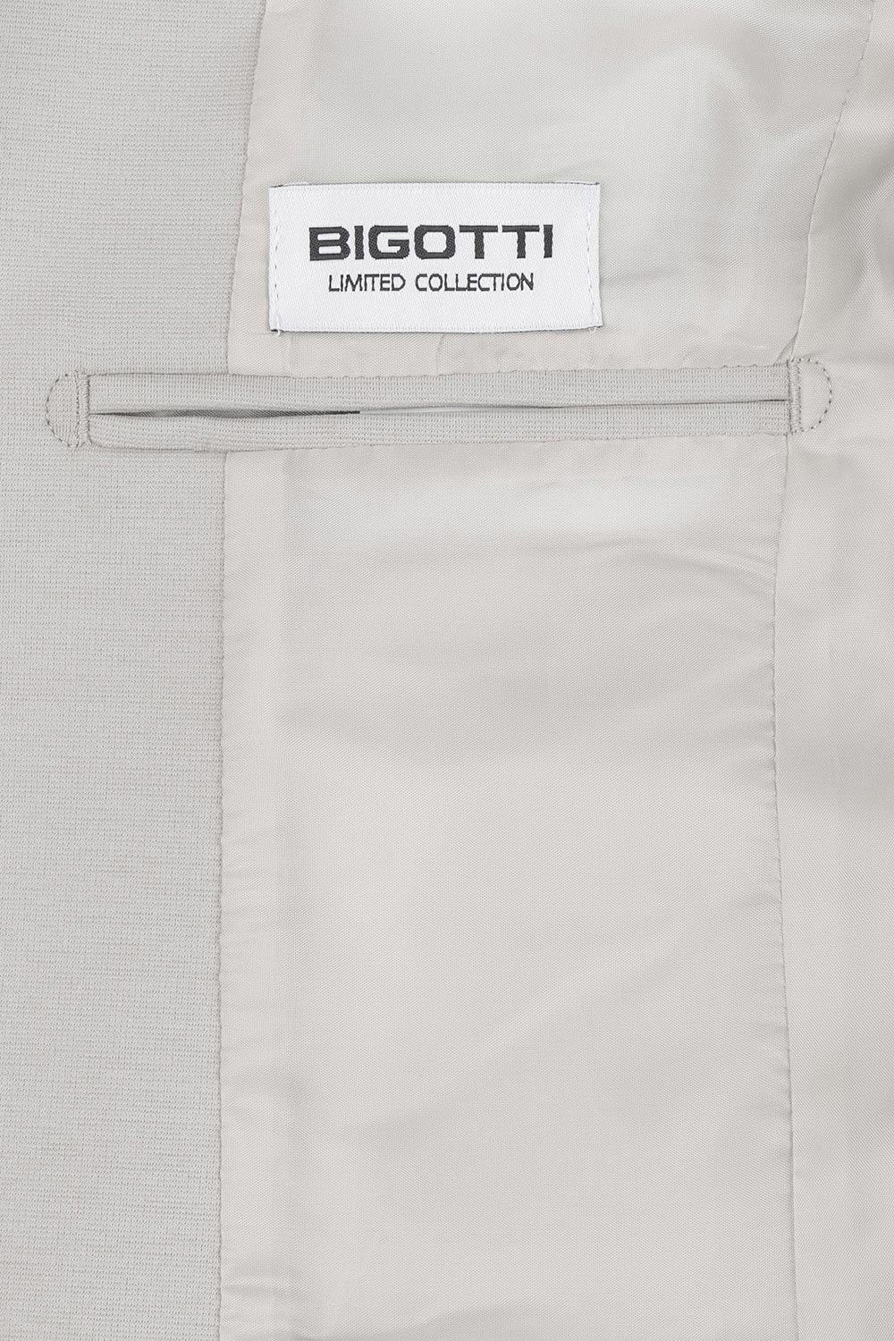 Slim body grey plain blazer 3