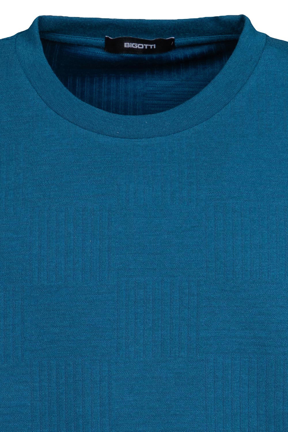 Tricou oversize albastru uni 2