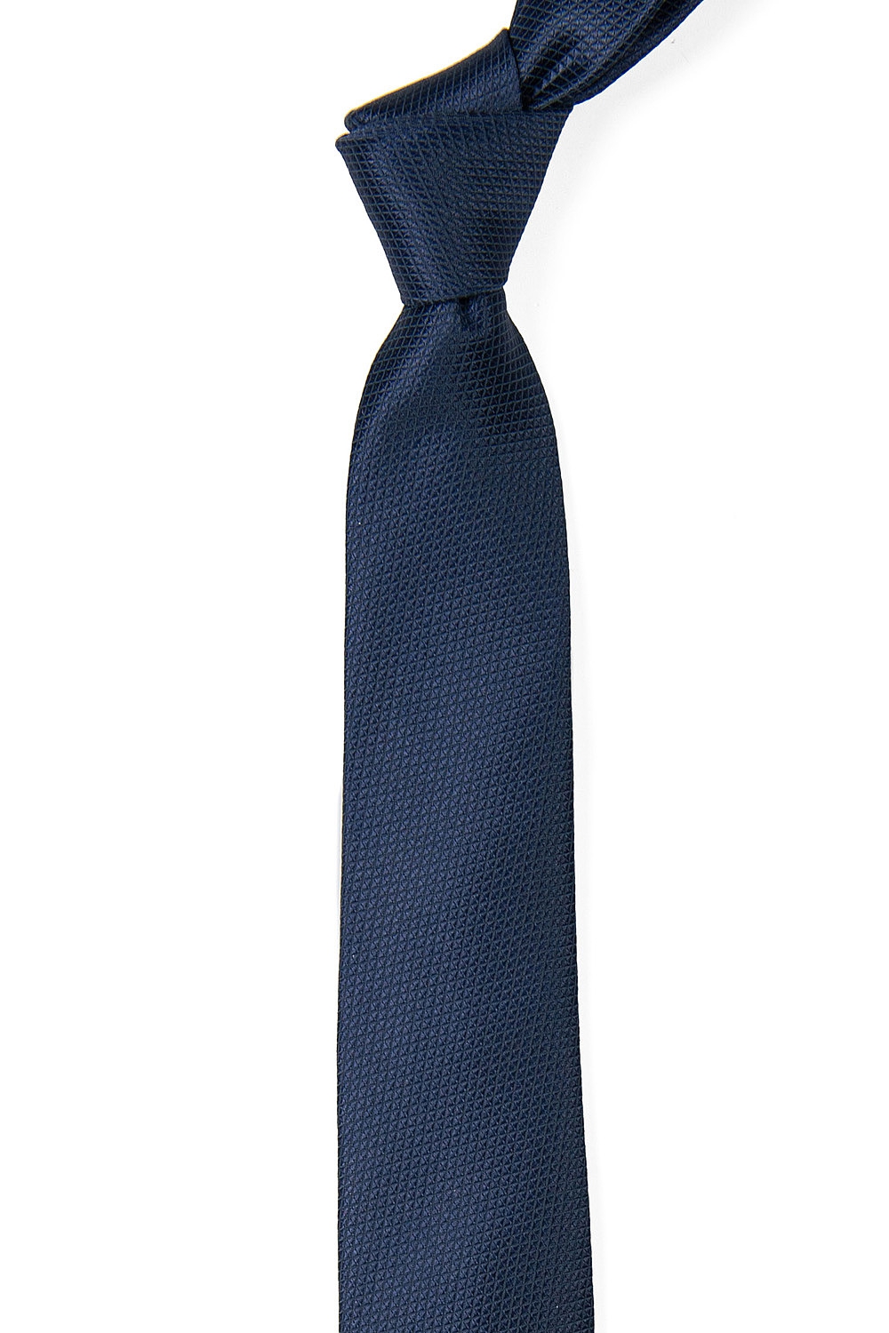 Cravata Poliester tesut Bleumarin Uni 1