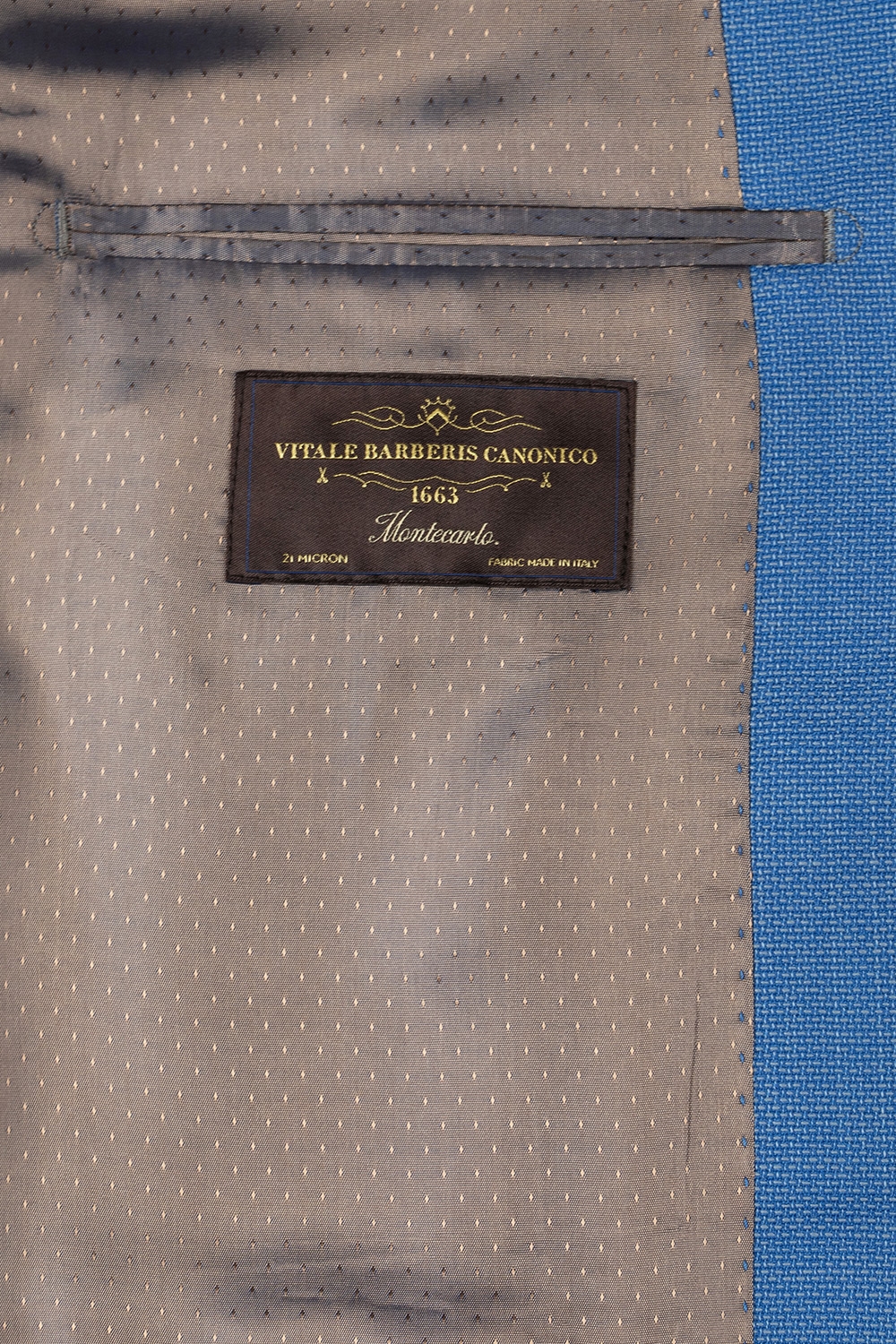 Sacou bleu uni 1