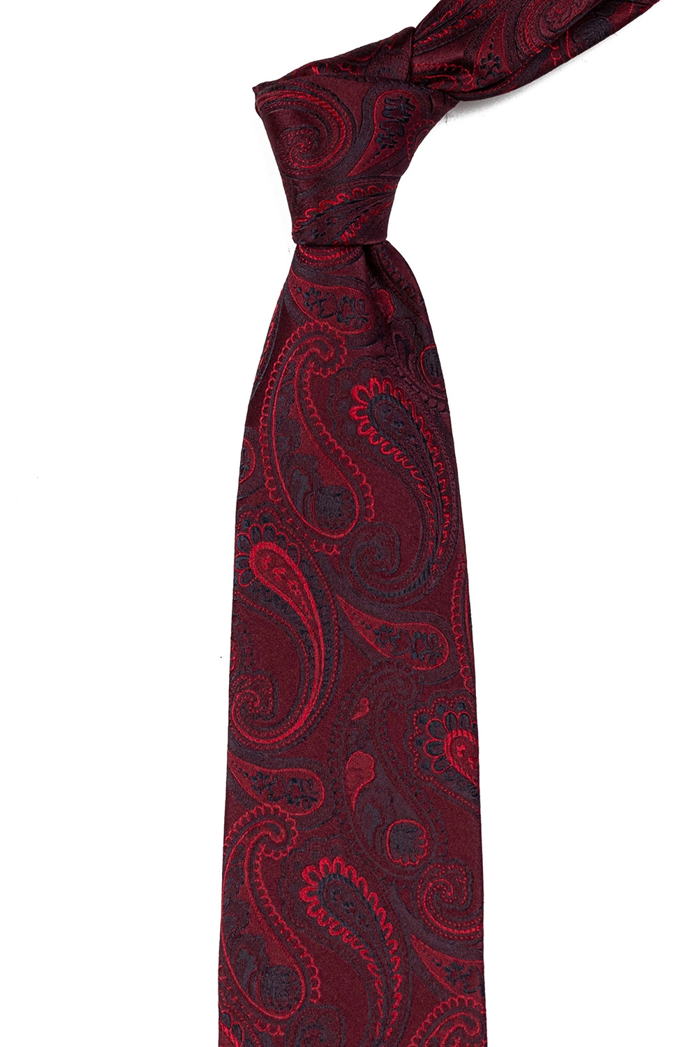Matase tesuta burgundy floral 1
