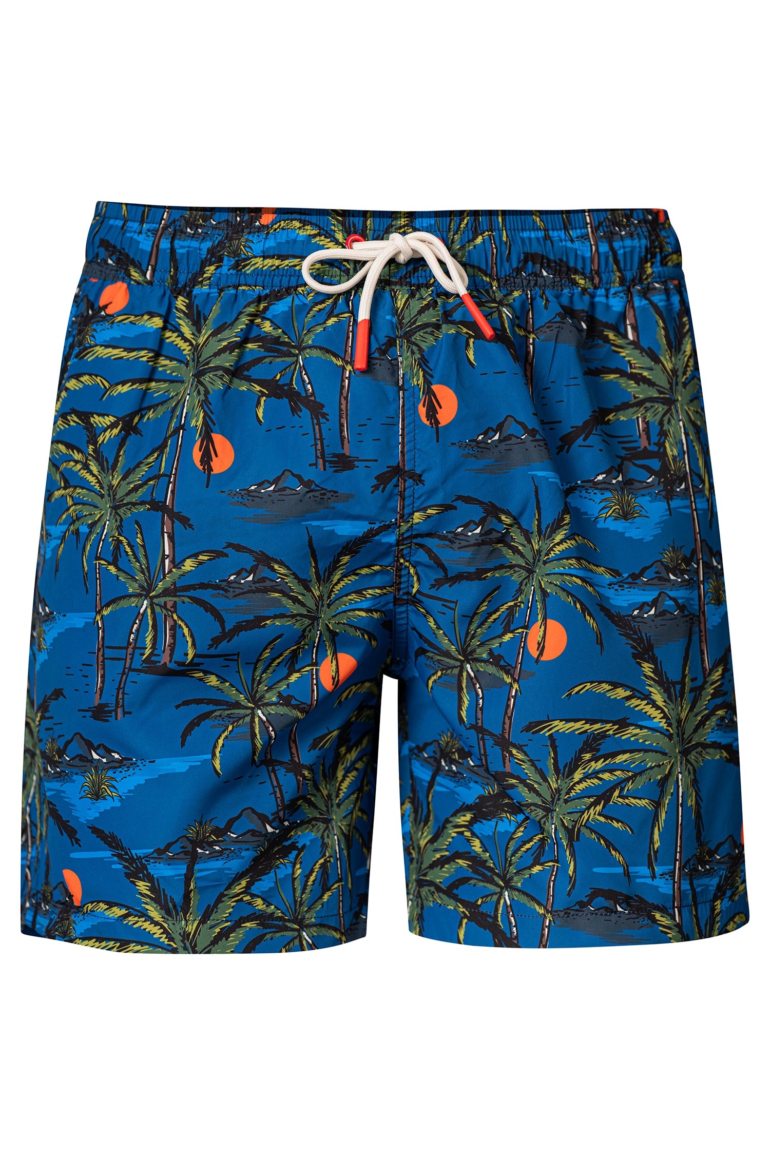 Short slim multicolor print  0