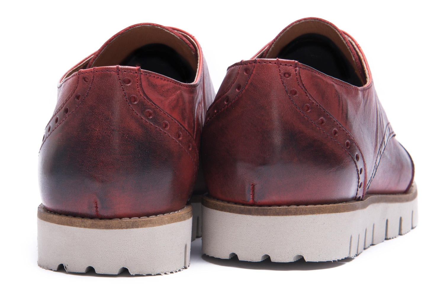 Pantofi rosii piele naturala 2
