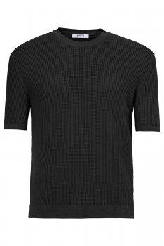 Tricou slim negru uni