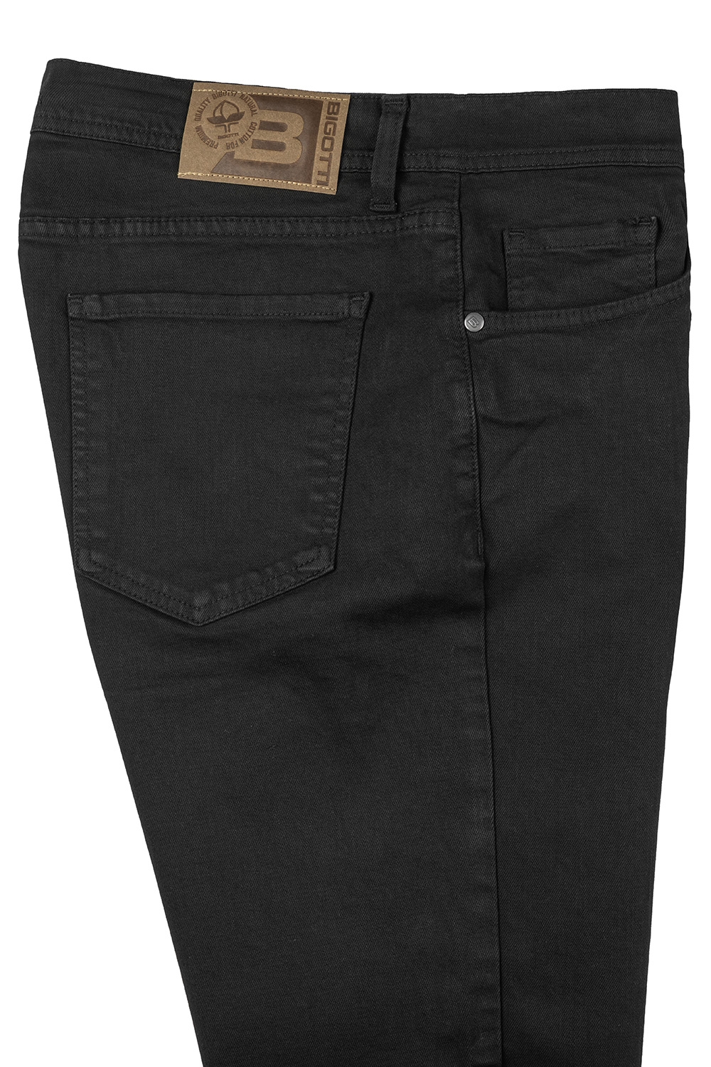 Pantaloni slim negri uni 1