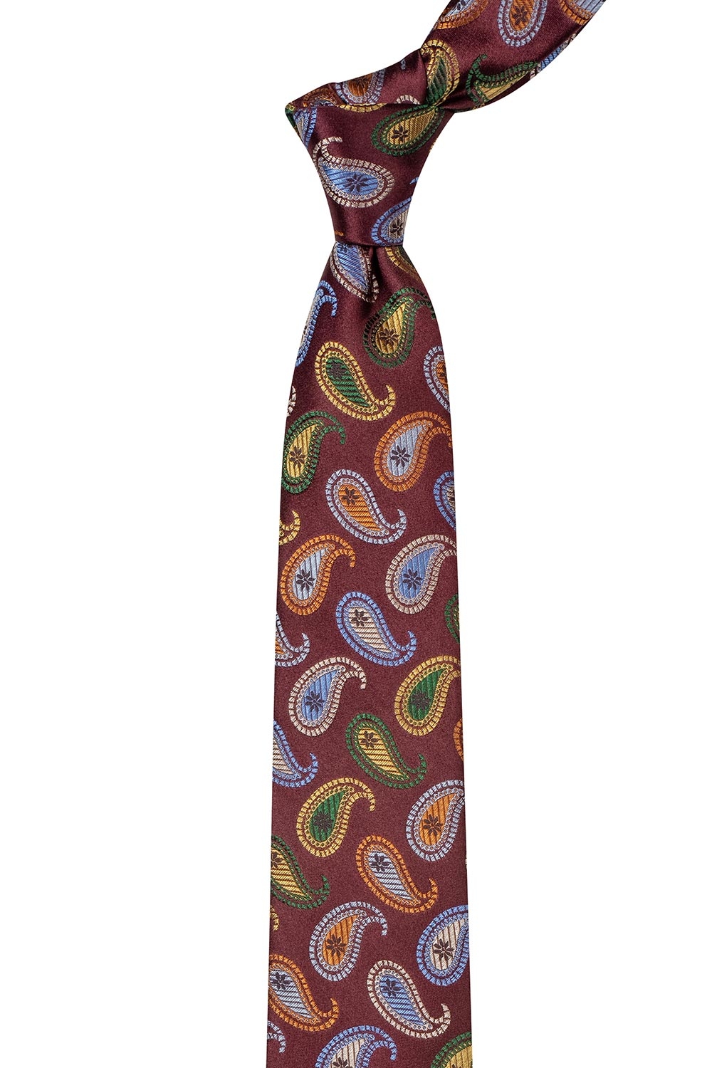 Matase tesuta burgundy floral 1