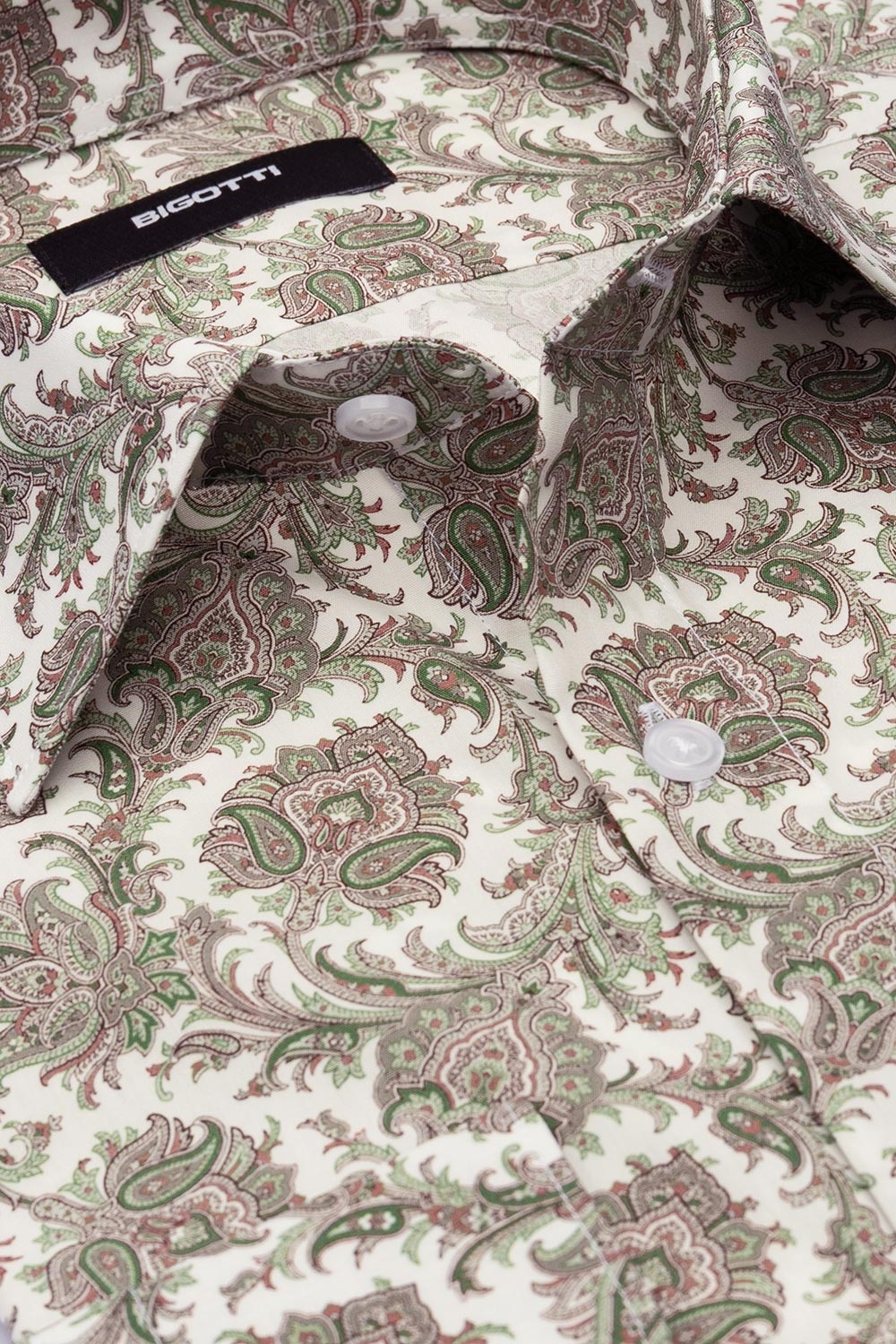 Camasa shaped alba print floral 1