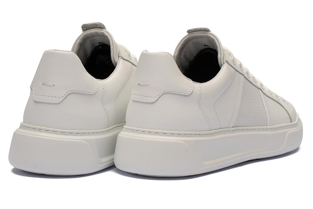 Sneakers albi piele naturala 2