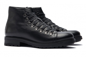 Ghete negre piele naturala