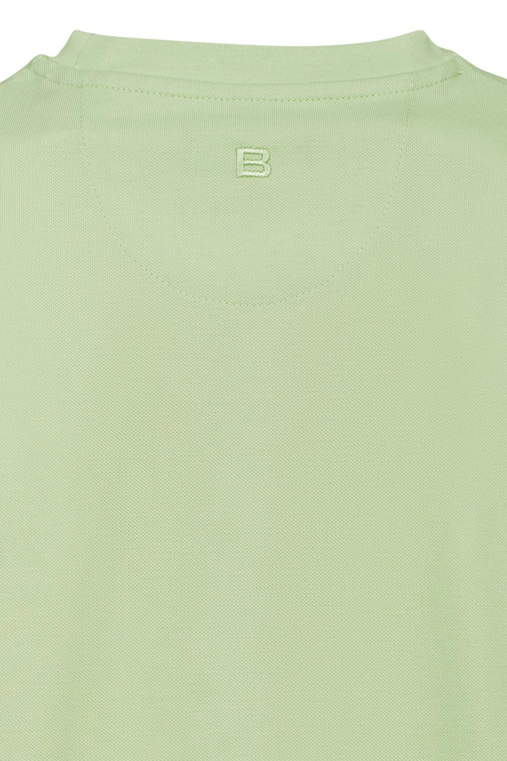 Tricou slim verde guler rotund 3