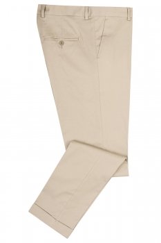 Pantaloni slim bej uni
