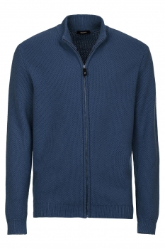 Slim body navy sweater