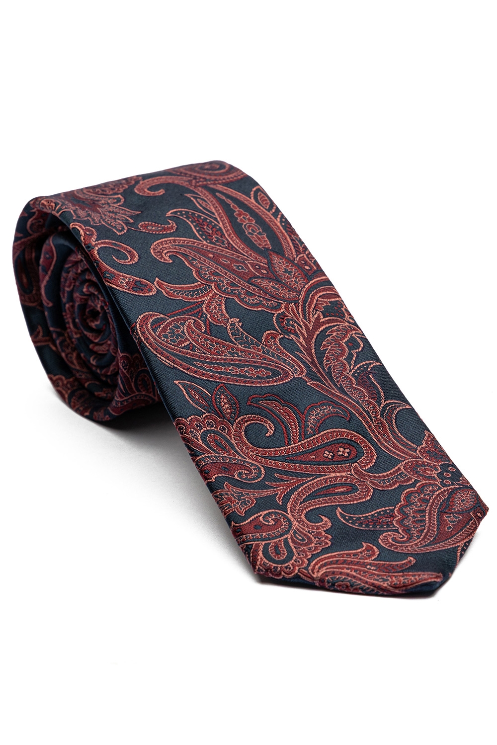 Matase tesuta burgundy floral 0