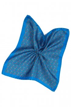 Blue pocket square