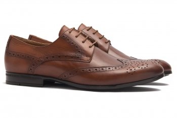 Pantofi maro piele naturala