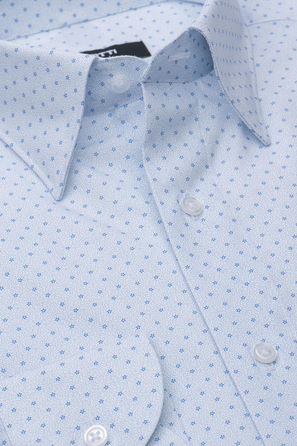 Camasa shaped bleu uni 1