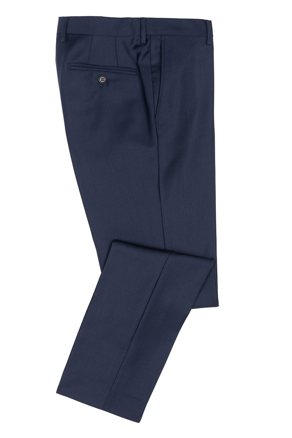 Pantaloni superslim bleumarin uni 0