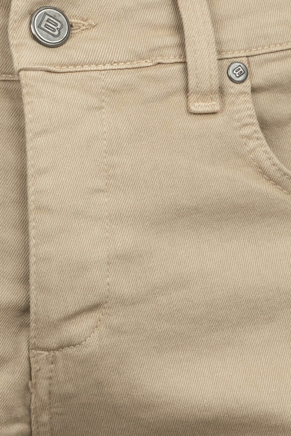 Pantaloni scurti slim bej uni 1