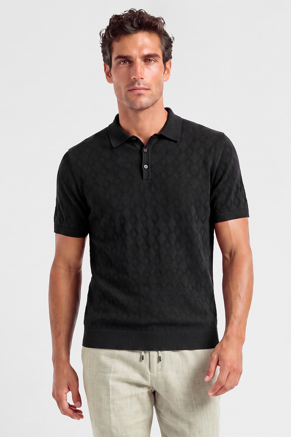 Black plain t-shirt 0