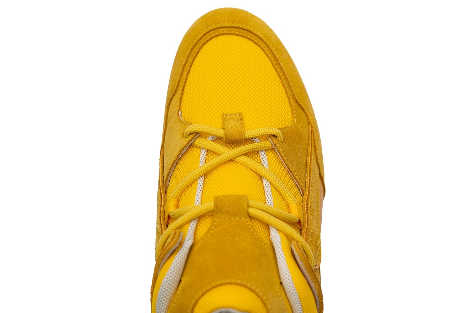 Yellow piele mata, textil, piele velurata shoes 3