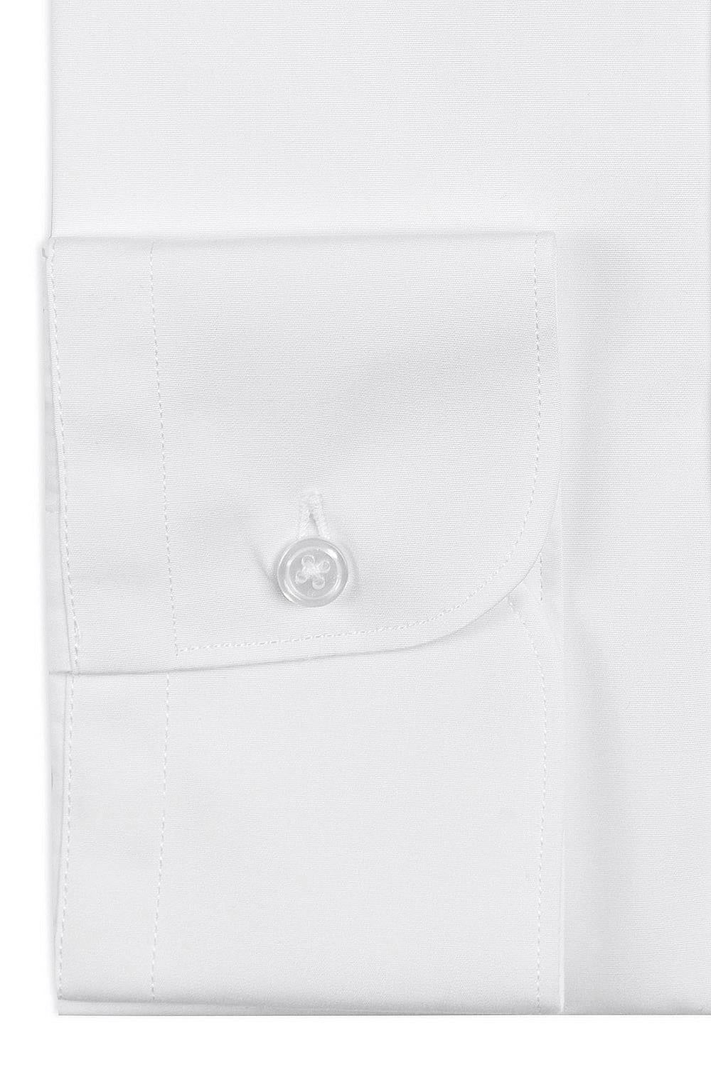Shaped white plain shirt 2