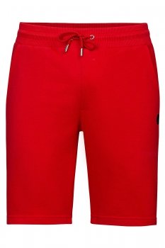 Pantaloni scurti slim rosii uni