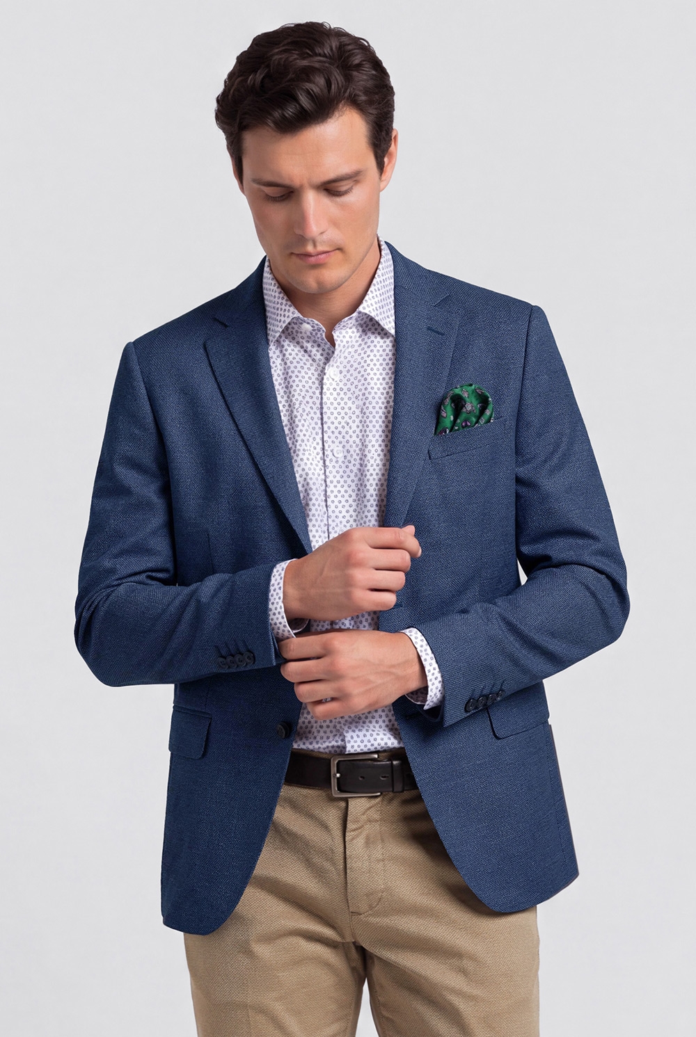 Sacou bleumarin uni 0