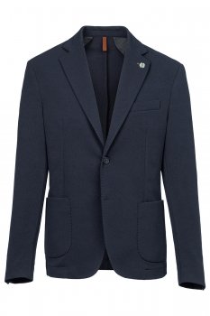 Sacou bleumarin uni