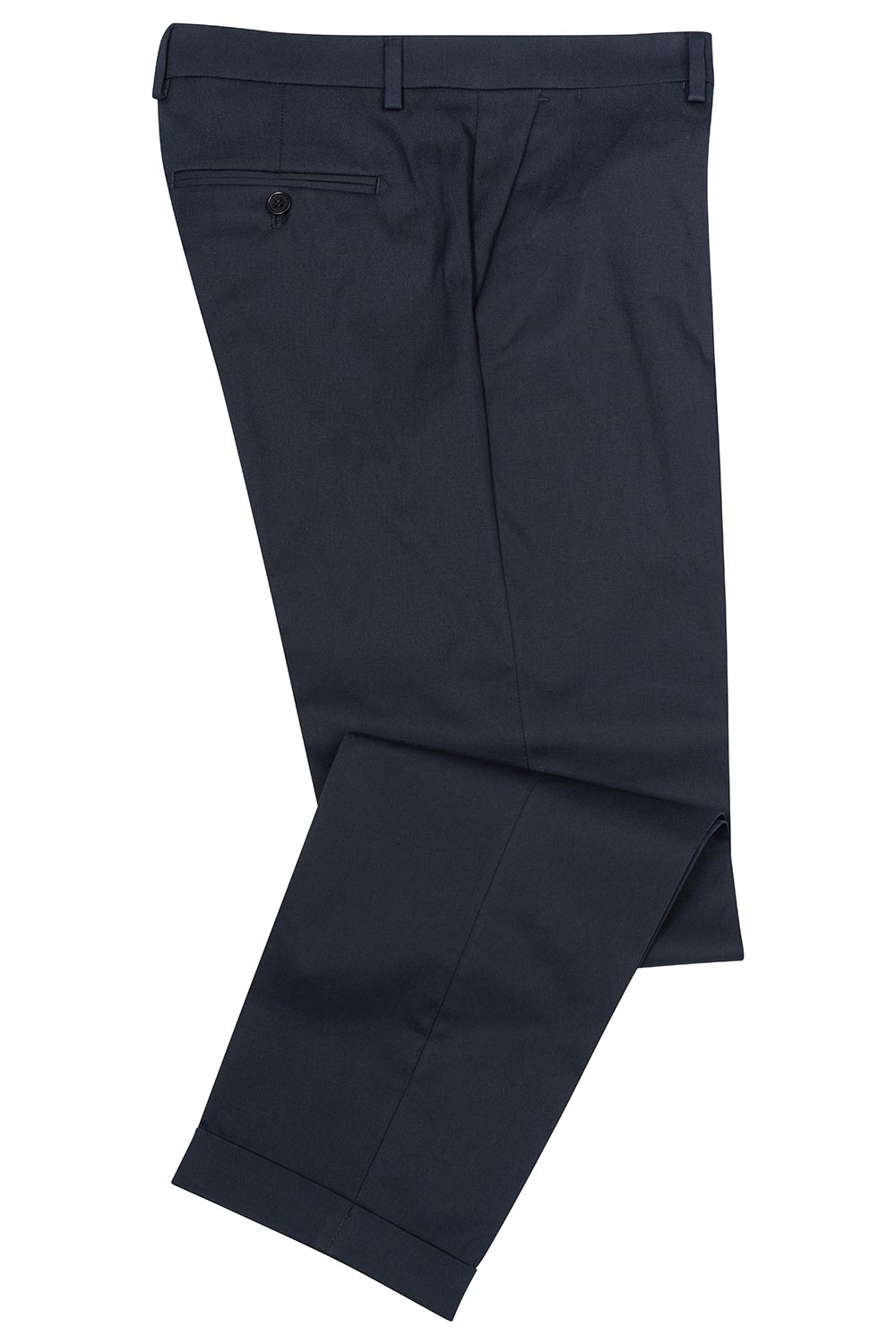 Pantaloni slim bleumarin uni 0