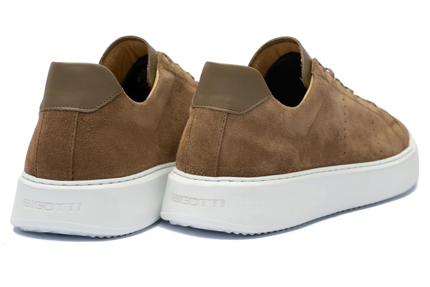 Sneakers bej piele intoarsa 2