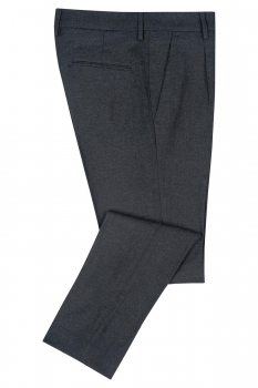 Pantaloni slim bleumarin uni