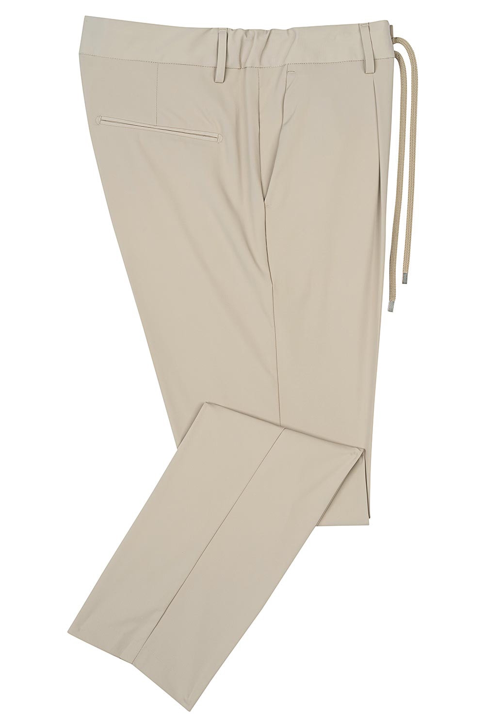Pantaloni slim bej uni 1