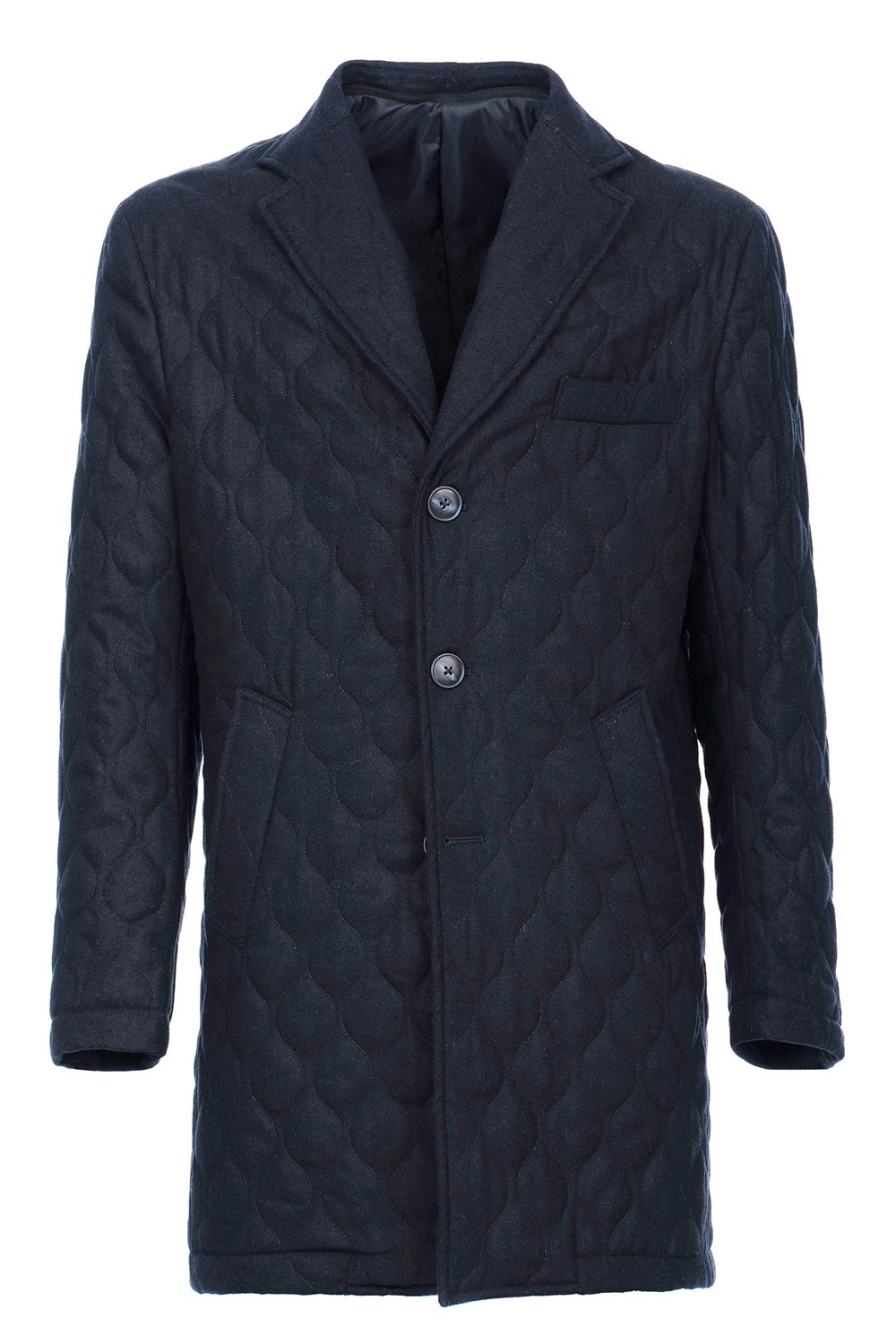Palton bleumarin uni 2