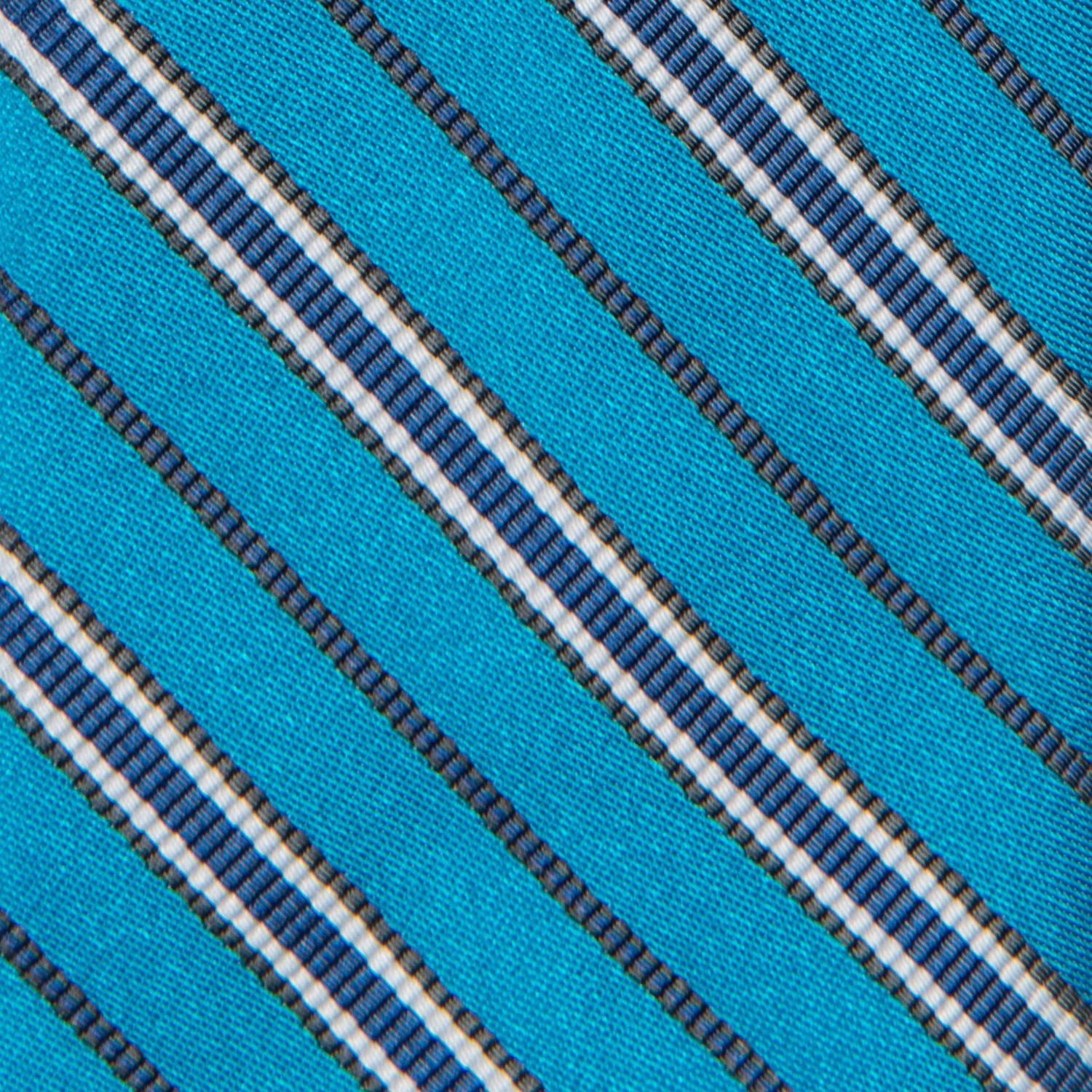 Cravata poliester albastra cu dungi 1