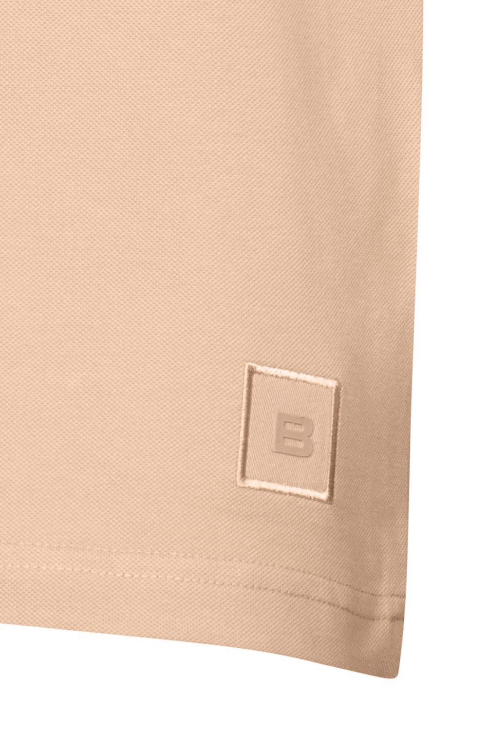 Tricou slim bej guler rotund 3