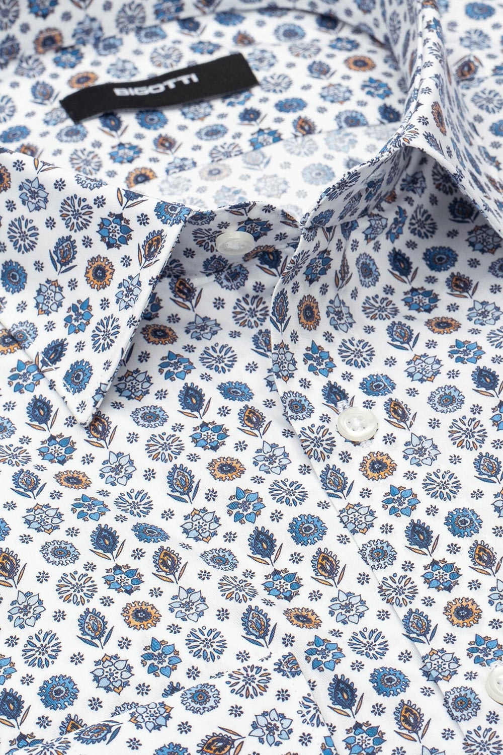 Camasa shaped alba print geometric 1