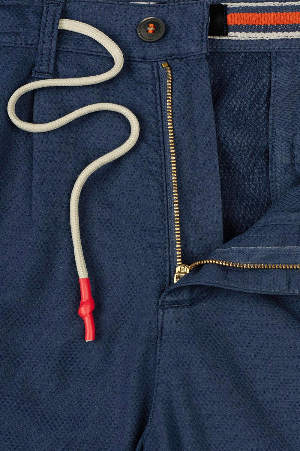 Pantaloni baggy bleumarin uni 2