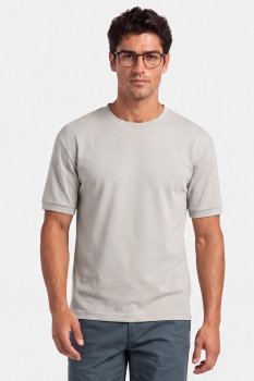 Beige plain t-shirt