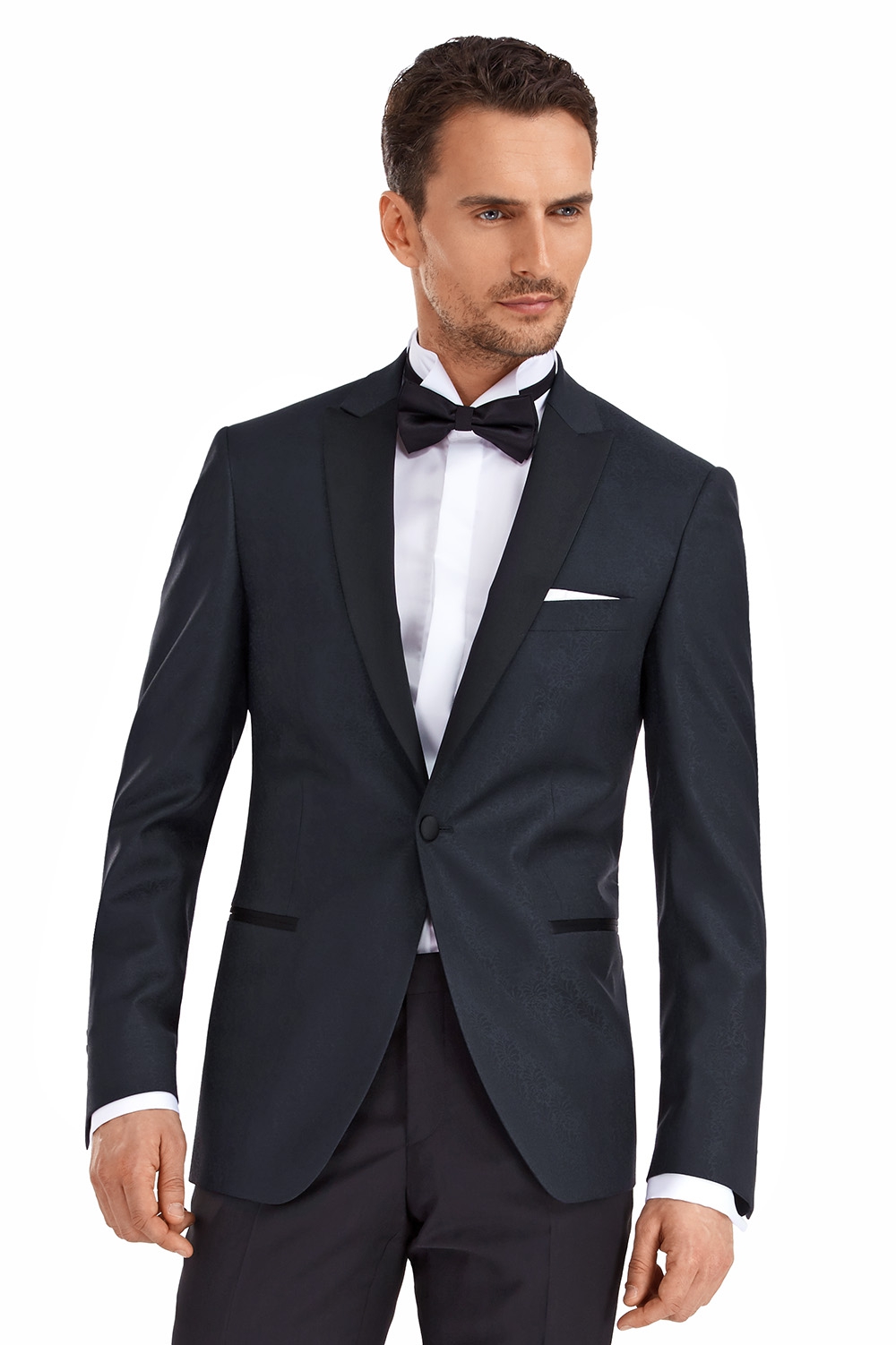 Navy jacquard blazer 5