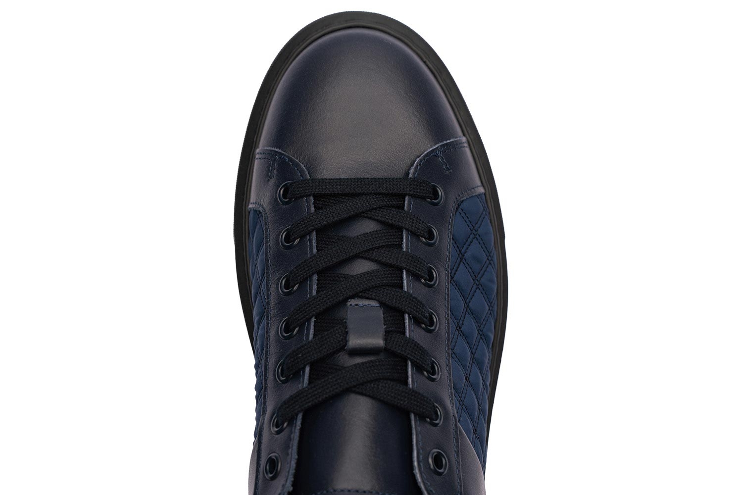 Sneakers  bleumarin piele naturala si textil talpa extra light  3