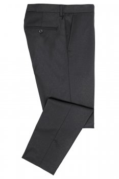 Pantaloni conti slim negri uni
