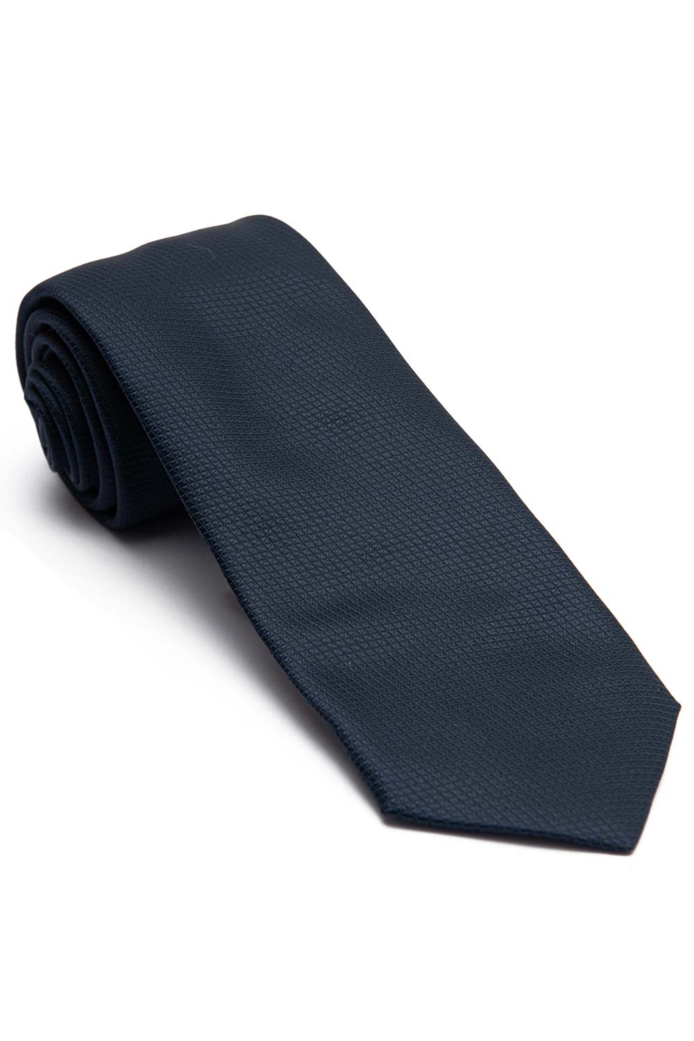 Cravata Poliester tesut Bleumarin Uni 0