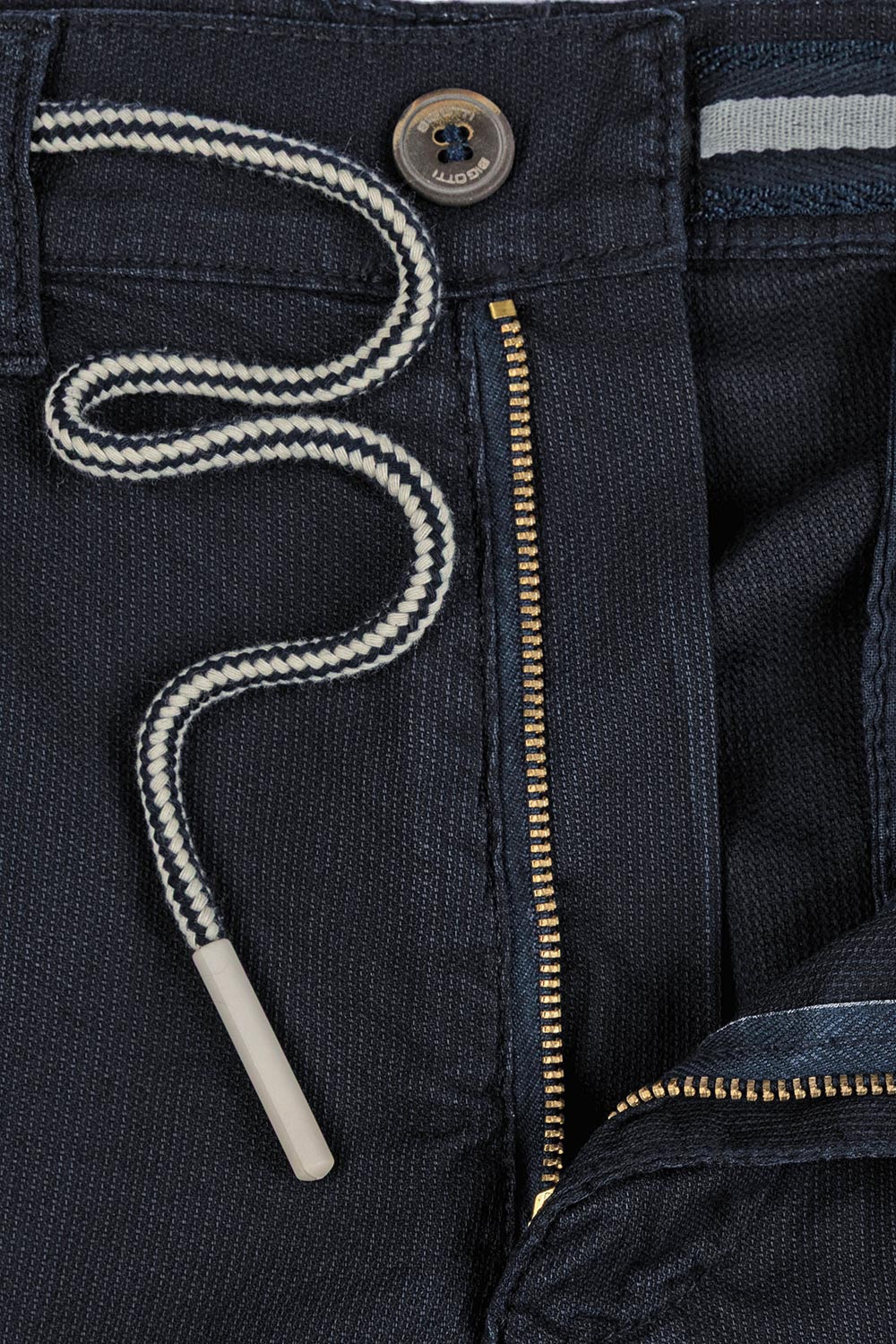 Pantaloni baggy bleumarin uni 2