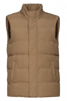 Slim body beige plain waistcoat