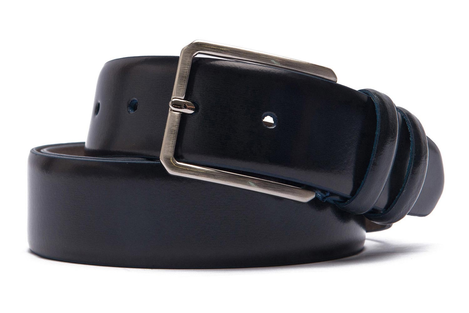 Belt navy genuine leather 0