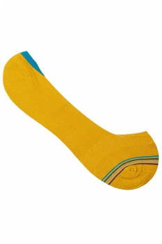 Sosete galbene pentru mocasini