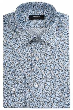 Camasa shaped alba print floral